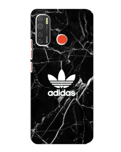 Чехол для TECNO Spark 5 Pro с картинкой «Белый мрамор Adidas»