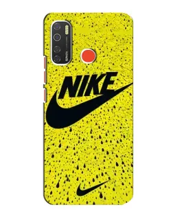 Чохол для TECNO Spark 5 Pro з картинкою «Жовтий текстурний Nike»