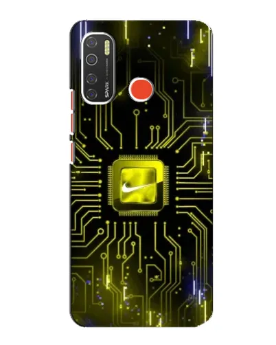 Чохол для TECNO Spark 5 Pro з картинкою «Nike — золота іскра» Чохол для TECNO Spark 5 Pro з картинкою «Nike — золота іскра»