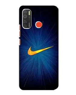 Чохол для TECNO Spark 5 Pro з картинкою «Синій пульс Nike»