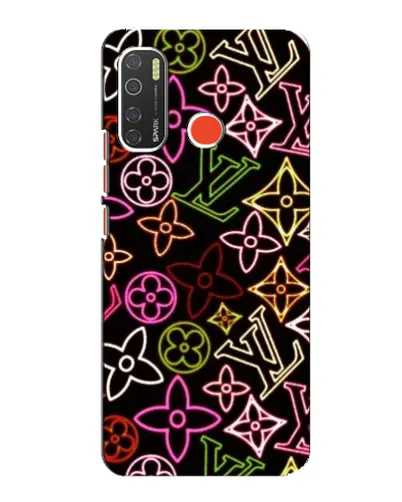 Чехол для TECNO Spark 5 Pro с картинкой «Неоновый микс Nike»