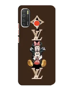 Чехол для TECNO Spark 5 Pro с картинкой «LV и Микки Маус»