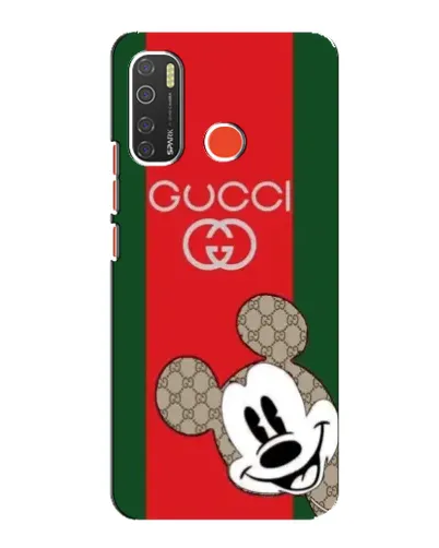 Чехол для TECNO Spark 5 Pro с картинкой «Gucci — полосы и Микки» Чехол для TECNO Spark 5 Pro с картинкой «Gucci — полосы и Микки»