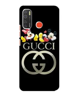 Чехол для TECNO Spark 5 Pro с картинкой «Gucci — герои Disney»