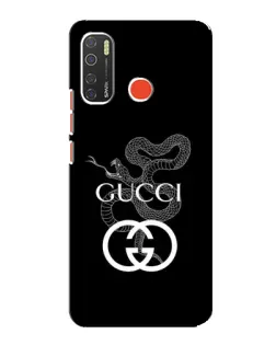 Чехол для TECNO Spark 5 Pro с картинкой «Gucci — серебряная змея»