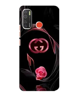 Чехол для TECNO Spark 5 Pro с картинкой «Gucci — неоновая роза»