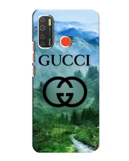 Чехол для TECNO Spark 5 Pro с картинкой «Gucci — горный пейзаж»