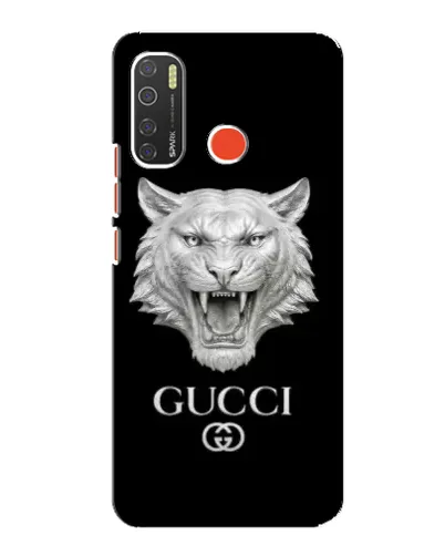 Чохол для TECNO Spark 5 Pro з картинкою «Gucci — срібний лев» Чохол для TECNO Spark 5 Pro з картинкою «Gucci — срібний лев»