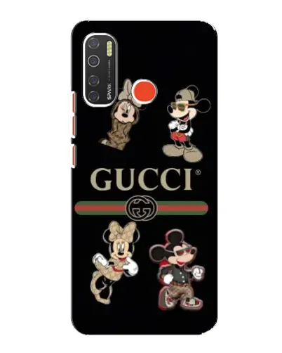 Чохол для TECNO Spark 5 Pro з картинкою «Gucci — герої Disney та монограма» Чохол для TECNO Spark 5 Pro з картинкою «Gucci — герої Disney та монограма»