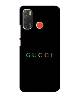 Чохол для TECNO Spark 5 Pro з картинкою «Gucci — неоновий мінімалізм»