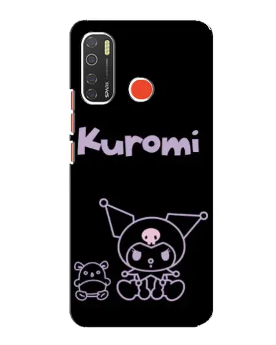 Чехол для TECNO Spark 5 Pro с картинкой «Kuromi — черный минимализм» Чехол для TECNO Spark 5 Pro с картинкой «Kuromi — черный минимализм»