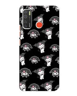 Чехол для TECNO Spark 5 Pro с картинкой «Черный паттерн Kuromi» Чехол для TECNO Spark 5 Pro с картинкой «Черный паттерн Kuromi»