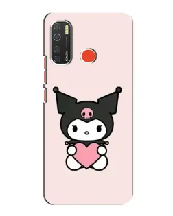 Чехол для TECNO Spark 5 Pro с картинкой «Kuromi и сердце» Чехол для TECNO Spark 5 Pro с картинкой «Kuromi и сердце»