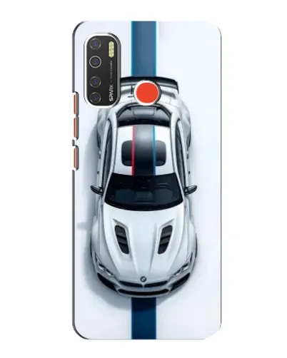 Чехол для TECNO Spark 5 Pro с картинкой «Вид сверху — BMW M»