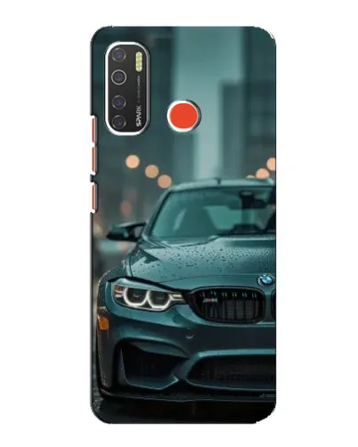 Чехол для TECNO Spark 5 Pro с картинкой «BMW в огнях города»