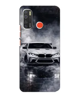 Чехол для TECNO Spark 5 Pro с картинкой «BMW сквозь туман»