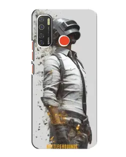 Чохол для TECNO Spark 5 Pro з картинкою «PUBG — боєць у пилу»