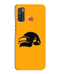 Чохол для TECNO Spark 5 Pro з картинкою «PUBG — золотий шолом»