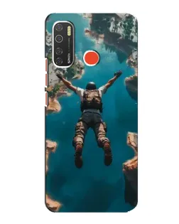Чохол для TECNO Spark 5 Pro з картинкою «PUBG — вільне падіння»