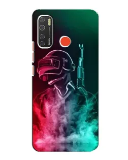 Чохол для TECNO Spark 5 Pro з картинкою «PUBG — вогняний воїн»