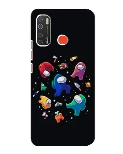 Чехол для TECNO Spark 5 Pro с картинкой «Among Us космос»