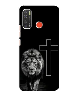 Чохол для TECNO Spark 5 Pro з картинкою «Лев та Хрест» Чохол для TECNO Spark 5 Pro з картинкою «Лев та Хрест»