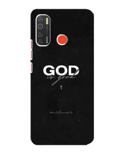 Чехол для TECNO Spark 5 Pro с картинкой «GOD — Бог над всем»