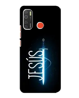 Чехол для TECNO Spark 5 Pro с картинкой «Меч Духа Jesus»