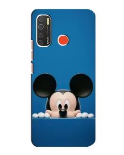 Чехол для TECNO Spark 5 Pro с картинкой «Микки выглядывает»
