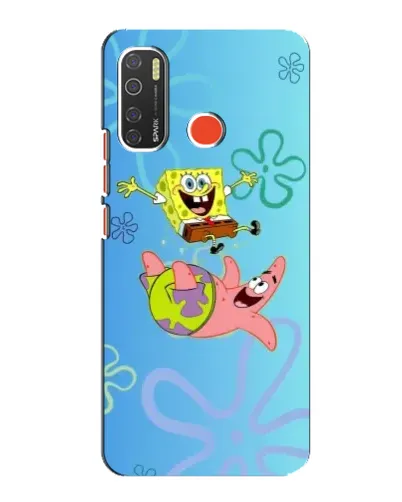 Чехол для TECNO Spark 5 Pro с картинкой «Спанч Боб и Патрик» Чехол для TECNO Spark 5 Pro с картинкой «Спанч Боб и Патрик»