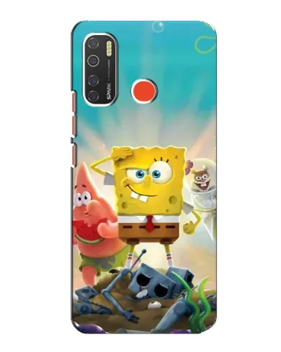 Чехол для TECNO Spark 5 Pro с картинкой «Спанч Боб победитель» Чехол для TECNO Spark 5 Pro с картинкой «Спанч Боб победитель»