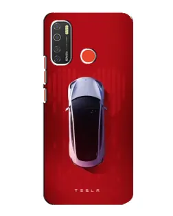 Чохол для TECNO Spark 5 Pro з картинкою «Tesla Top View»