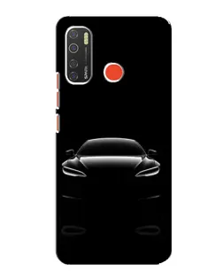 Чохол для TECNO Spark 5 Pro з картинкою «Силует Tesla Night»