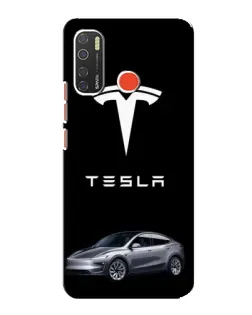 Чохол для TECNO Spark 5 Pro з картинкою «Tesla Model Y»