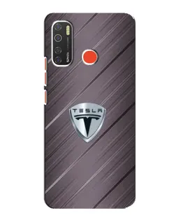 Чохол для TECNO Spark 5 Pro з картинкою «Металева текстура Tesla»