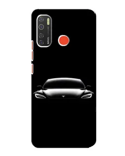 Чохол для TECNO Spark 5 Pro з картинкою «Фари Tesla Night»