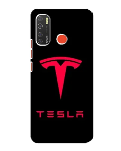 Чохол для TECNO Spark 5 Pro з картинкою «Tesla Red Logo» Чохол для TECNO Spark 5 Pro з картинкою «Tesla Red Logo»