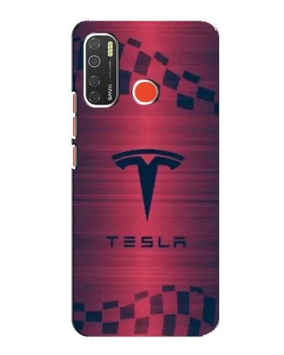 Чохол для TECNO Spark 5 Pro з картинкою «Тесла червоний карбон» Чохол для TECNO Spark 5 Pro з картинкою «Тесла червоний карбон»