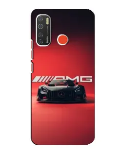 Чехол для TECNO Spark 5 Pro с картинкой «Mercedes AMG — красная линия»