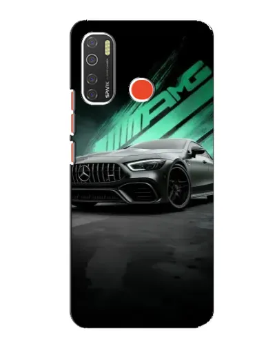Чехол для TECNO Spark 5 Pro с картинкой «Темный Mercedes AMG» Чехол для TECNO Spark 5 Pro с картинкой «Темный Mercedes AMG»