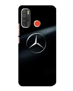 Чехол для TECNO Spark 5 Pro с картинкой «Mercedes на металле»
