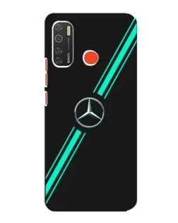 Чехол для TECNO Spark 5 Pro с картинкой «Спортивные линии Mercedes»