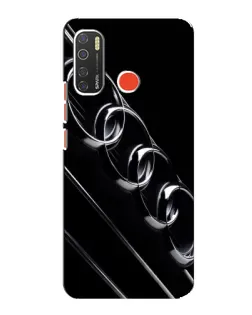 Чехол для TECNO Spark 5 Pro с картинкой «Audi — абстрактные кольца»