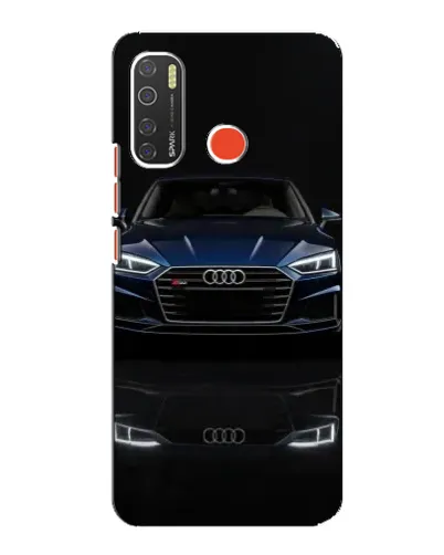 Чехол для TECNO Spark 5 Pro с картинкой «Audi — ночное отражение» Чехол для TECNO Spark 5 Pro с картинкой «Audi — ночное отражение»