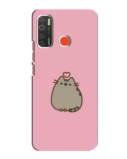 Чохол для TECNO Spark 5 Pro з картинкою «Pusheen серце»
