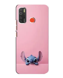 Чехол для TECNO Spark 5 Pro с картинкой «Stitch выглядывает»