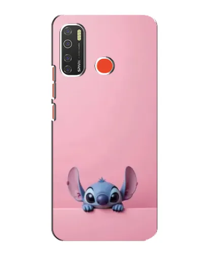 Чехол для TECNO Spark 5 Pro с картинкой «Stitch выглядывает»