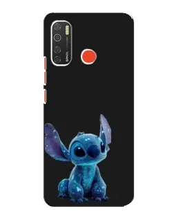 Чехол для TECNO Spark 5 Pro с картинкой «Стич на черном»