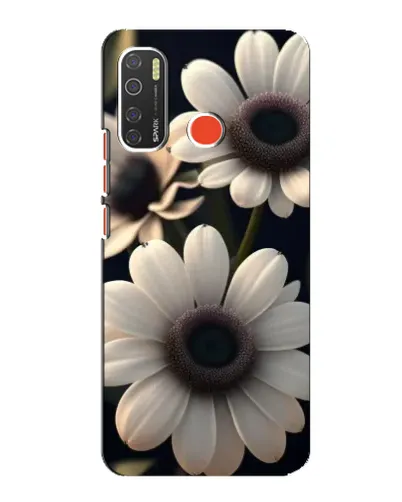 Чохол для TECNO Spark 5 Pro з картинкою «Білі маргаритки макро» Чохол для TECNO Spark 5 Pro з картинкою «Білі маргаритки макро»