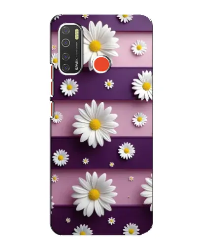 Чохол для TECNO Spark 5 Pro з картинкою «Ромашки на фіолетовому» Чохол для TECNO Spark 5 Pro з картинкою «Ромашки на фіолетовому»